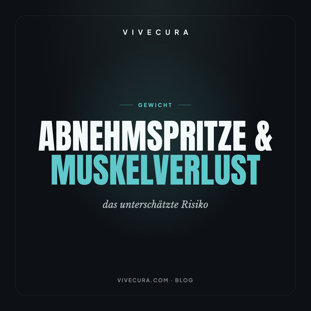 Abnehmspritze & Muskelverlust: das unterschätzte Risiko