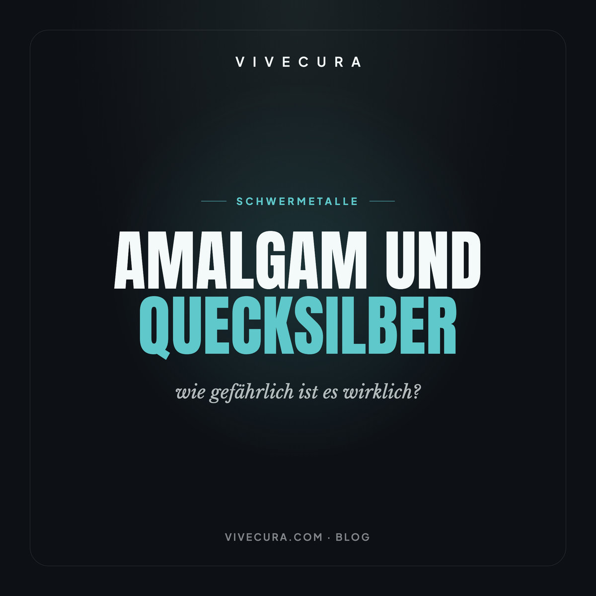 Amalgam und Quecksilber: wie gefährlich ist es wirklich? | ViveCura Berlin