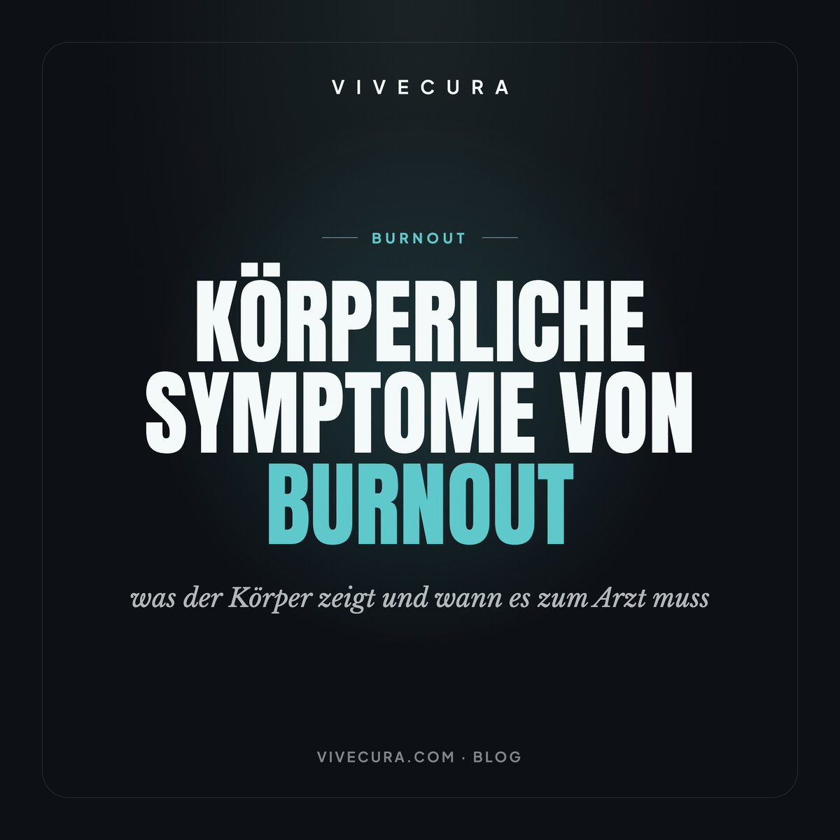 Körperliche Symptome von Burnout: was der Körper zeigt und wann es zum Arzt muss