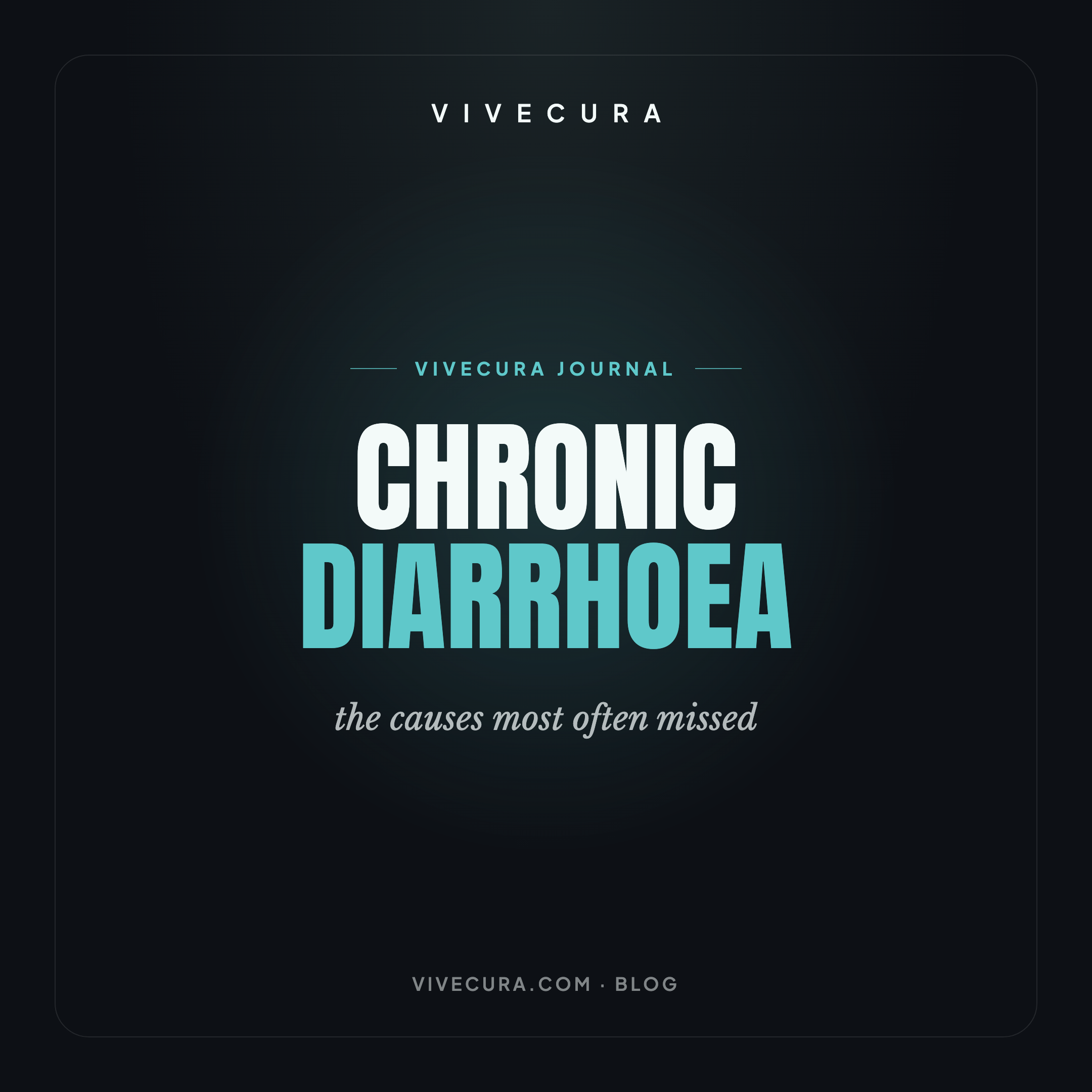 Chronic diarrhoea: the causes most often missed
