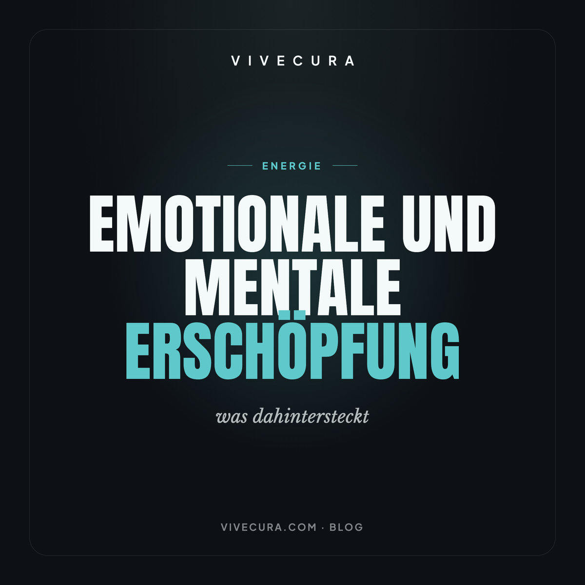 Emotionale und mentale Erschöpfung: was dahintersteckt
