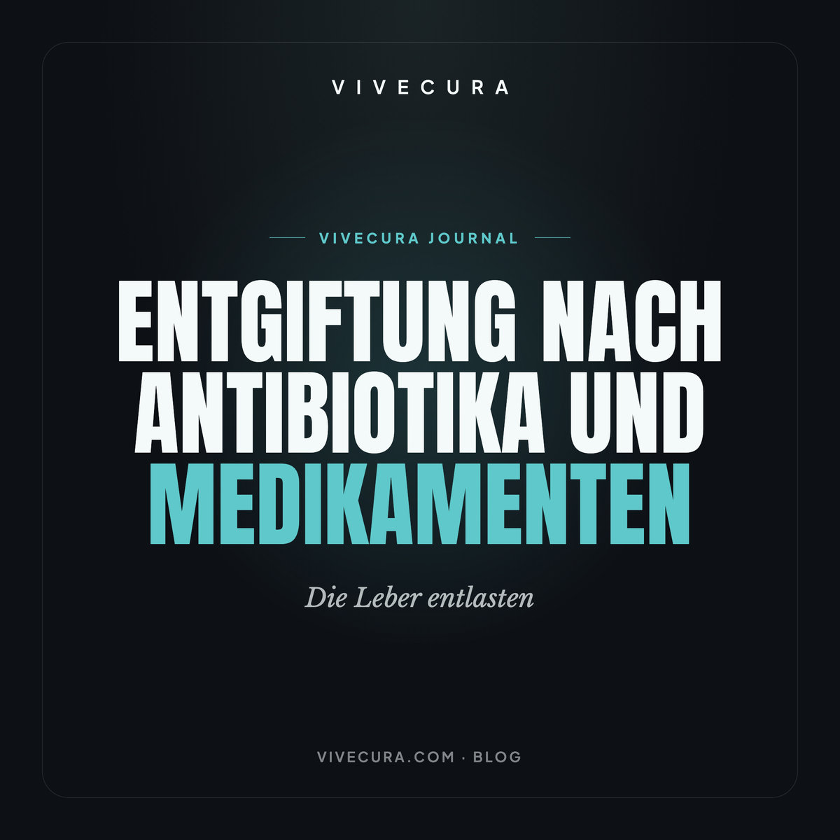 Entgiftung nach Antibiotika und Medikamenten: Die Leber entlasten
