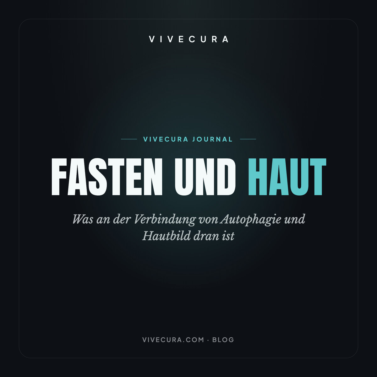 Fasten und Haut: Was an der Verbindung von Autophagie und Hautbild dran ist