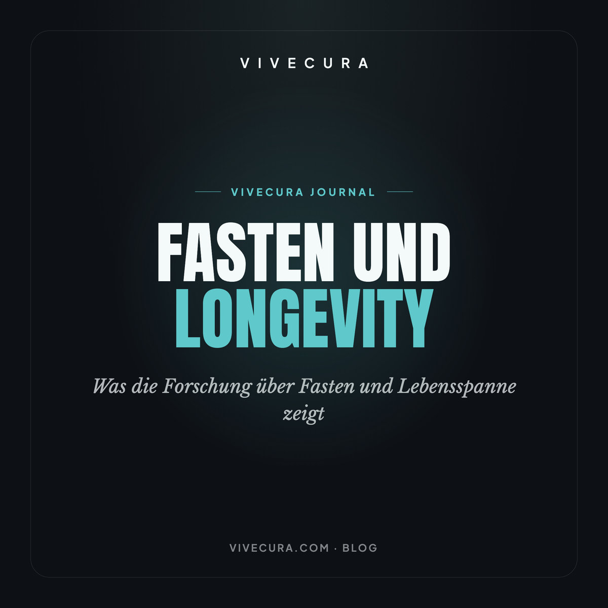 Fasten und Longevity: Was die Forschung über Fasten und Lebensspanne zeigt