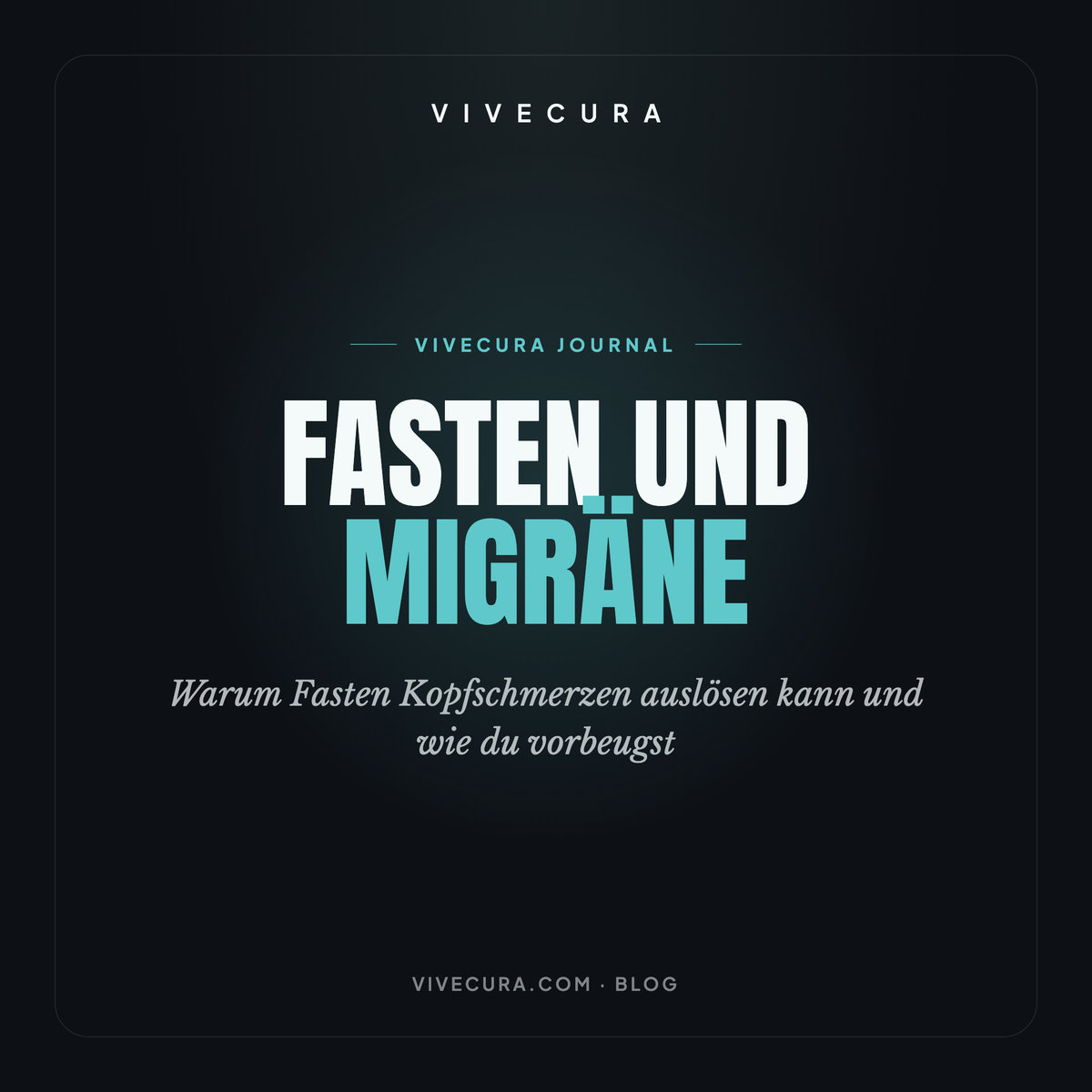Fasten und Migräne: Warum Fasten Kopfschmerzen auslösen kann und wie du vorbeugst