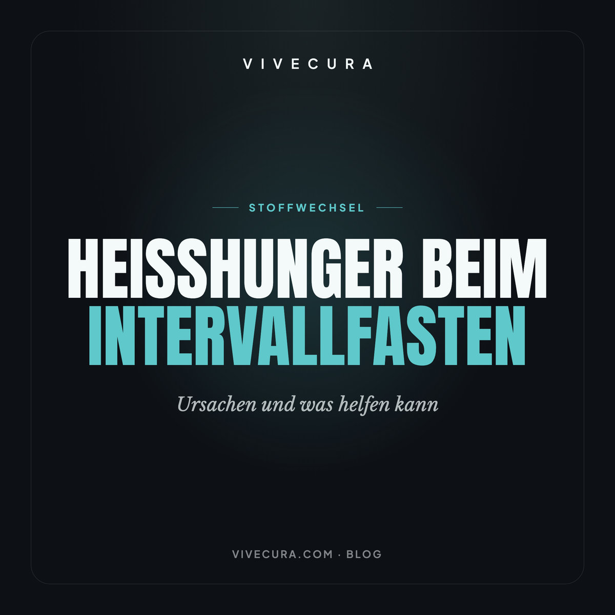 Heißhunger beim Intervallfasten: Ursachen und was helfen kann