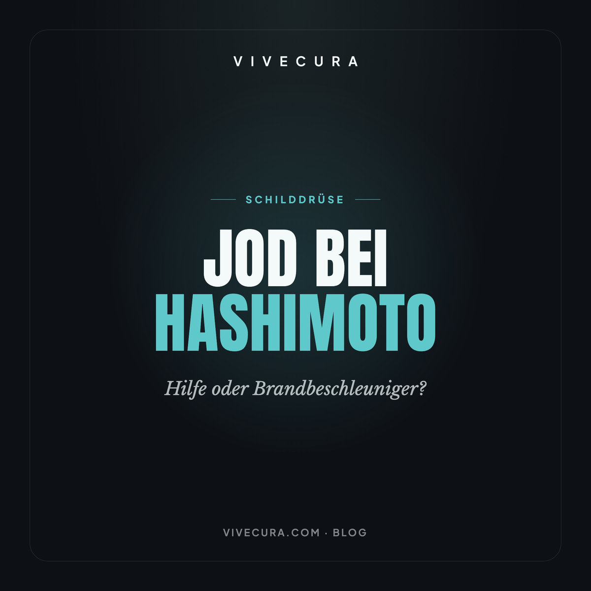 Jod bei Hashimoto: Hilfe oder Brandbeschleuniger?