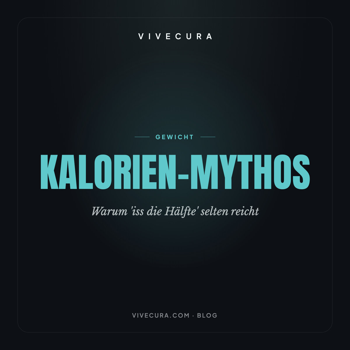 Kalorien-Mythos: Warum 'iss die Hälfte' selten reicht