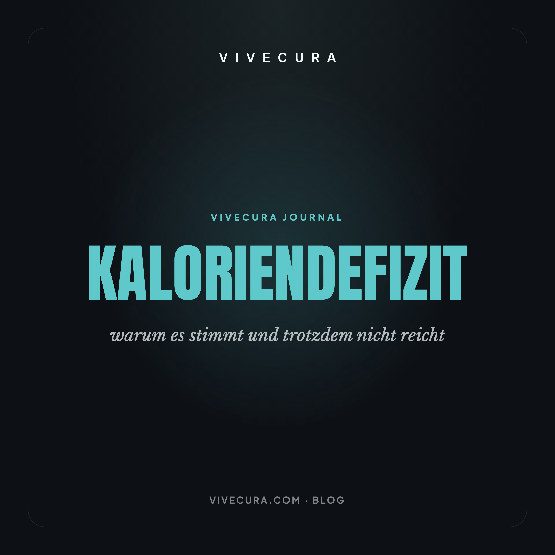 Kaloriendefizit: warum es stimmt und trotzdem nicht reicht