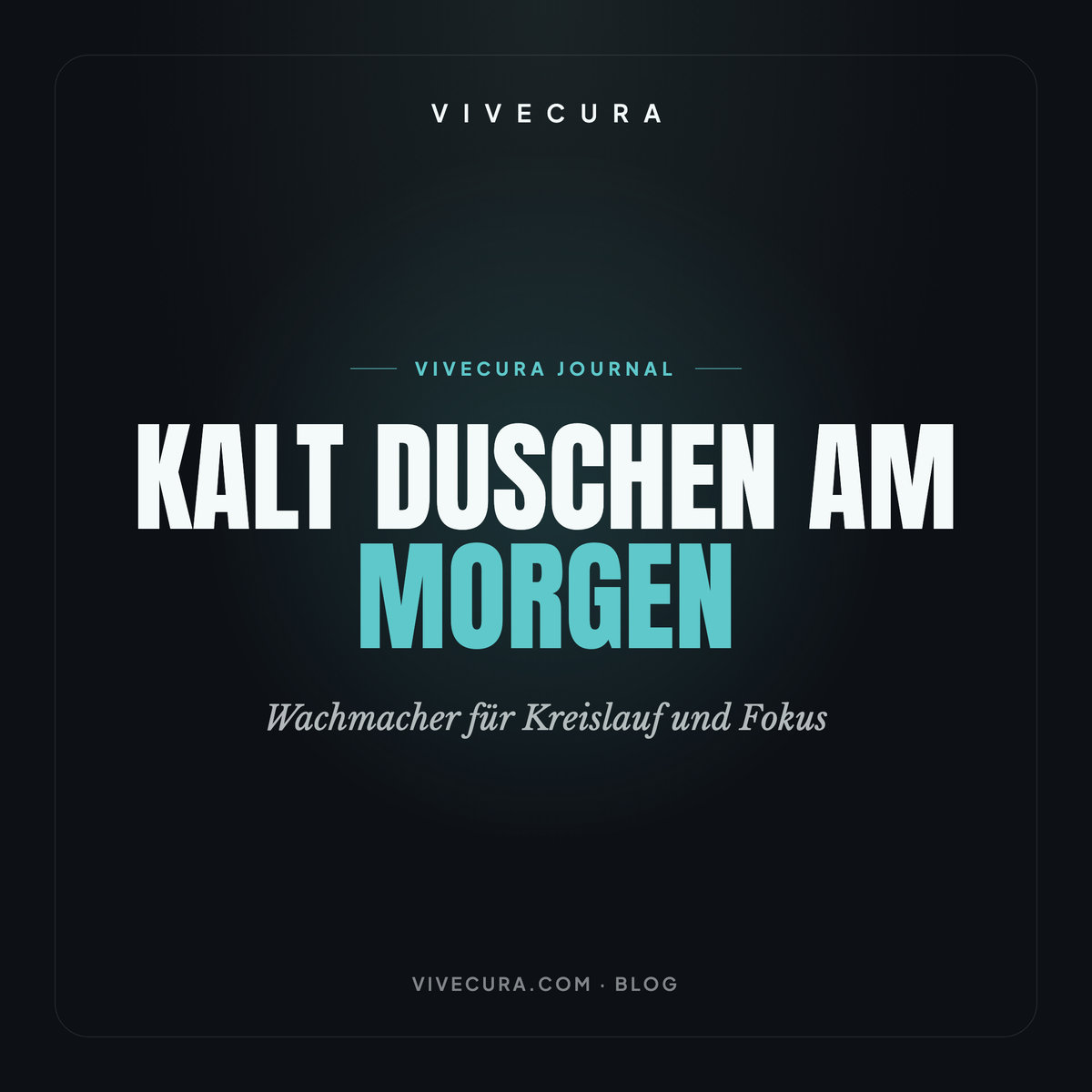 Kalt duschen am Morgen: Wachmacher für Kreislauf und Fokus
