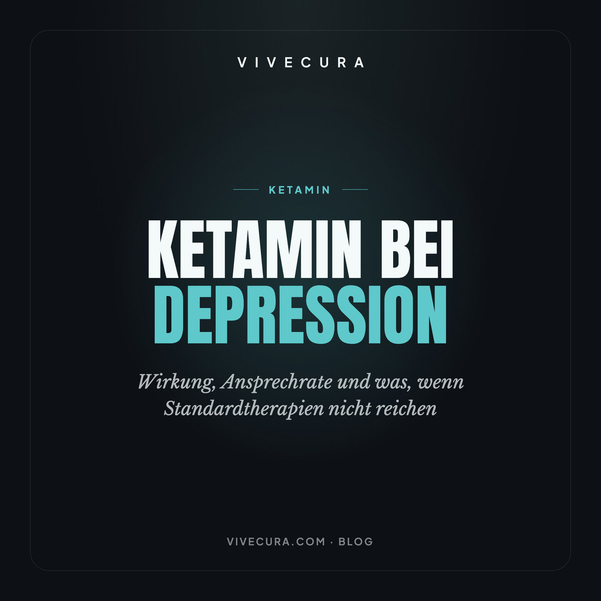 Ketamin bei Depression: Wirkung, Ansprechrate und was, wenn Standardtherapien nicht reichen