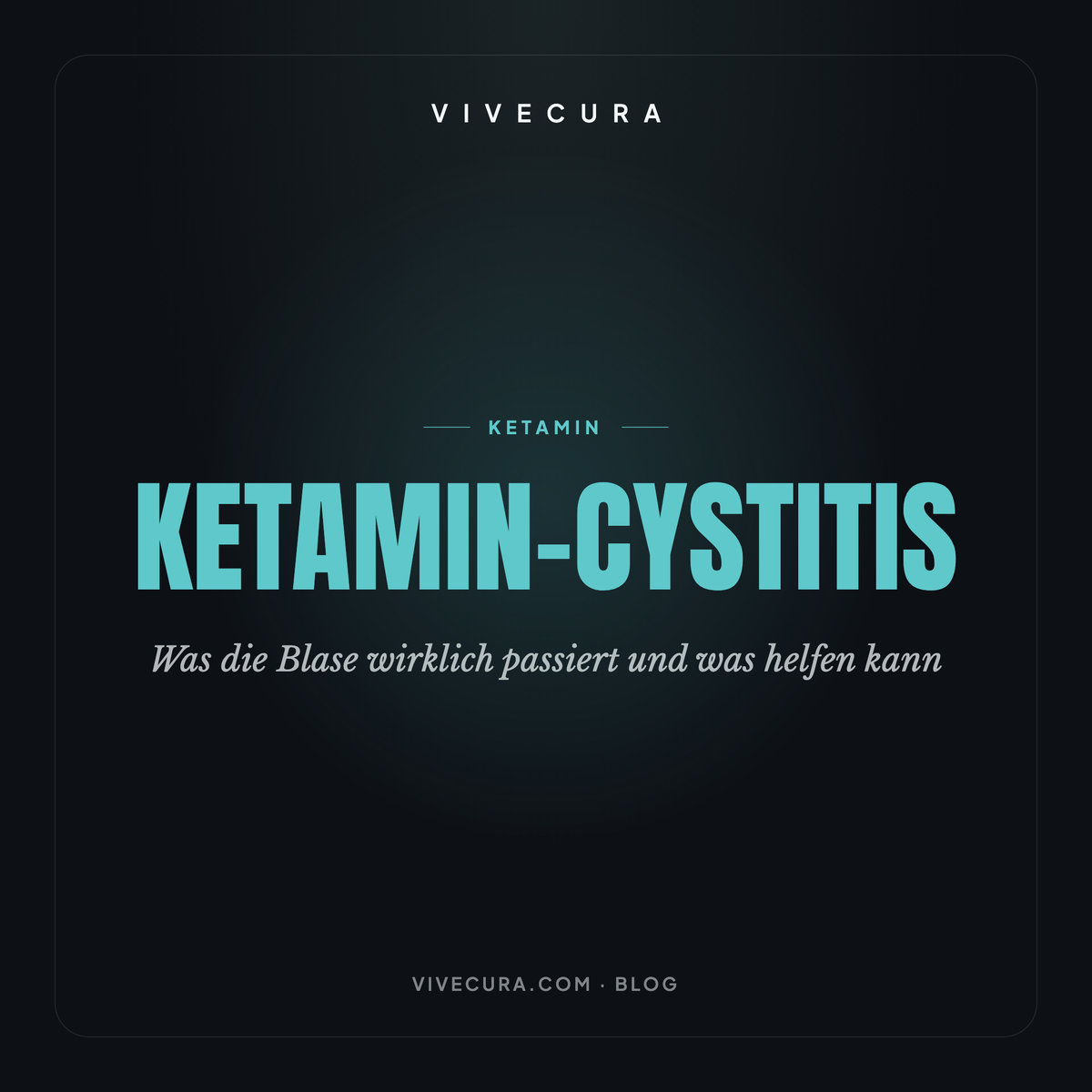 Ketamin-Cystitis: Was die Blase wirklich passiert und was helfen kann
