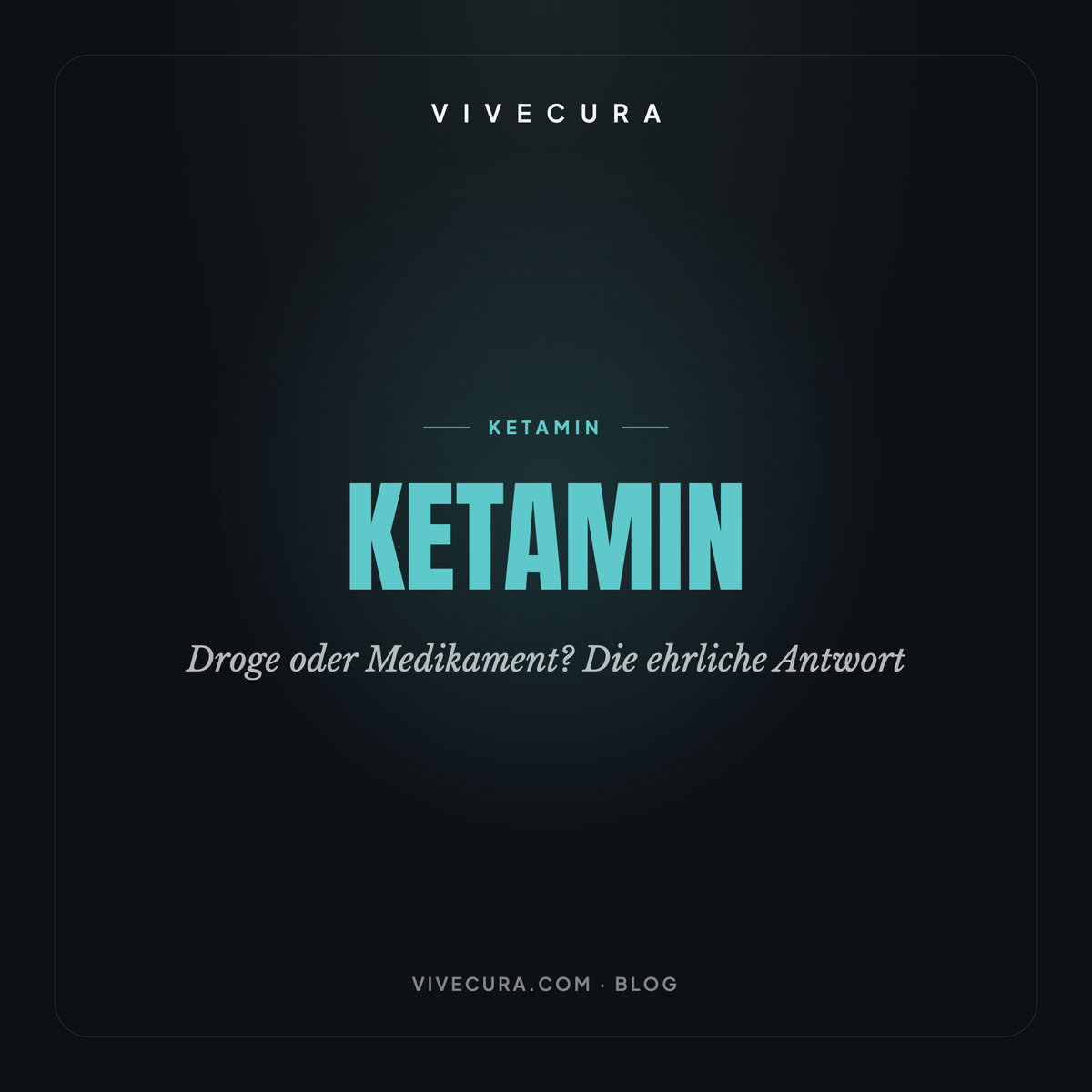 Ketamin: Droge oder Medikament? Die ehrliche Antwort