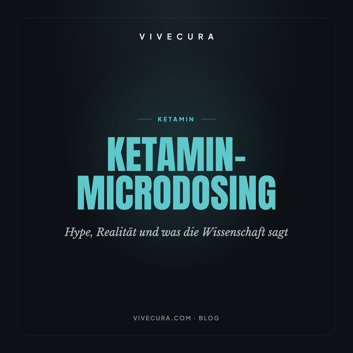 Ketamin-Microdosing: Hype, Realität und was die Wissenschaft sagt