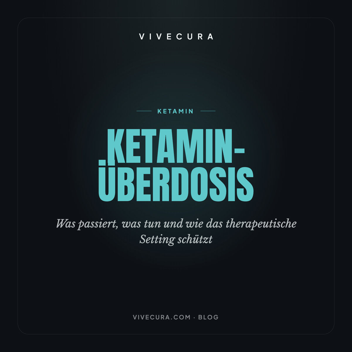 Ketamin-Überdosis: Was passiert, was tun und wie das therapeutische Setting schützt