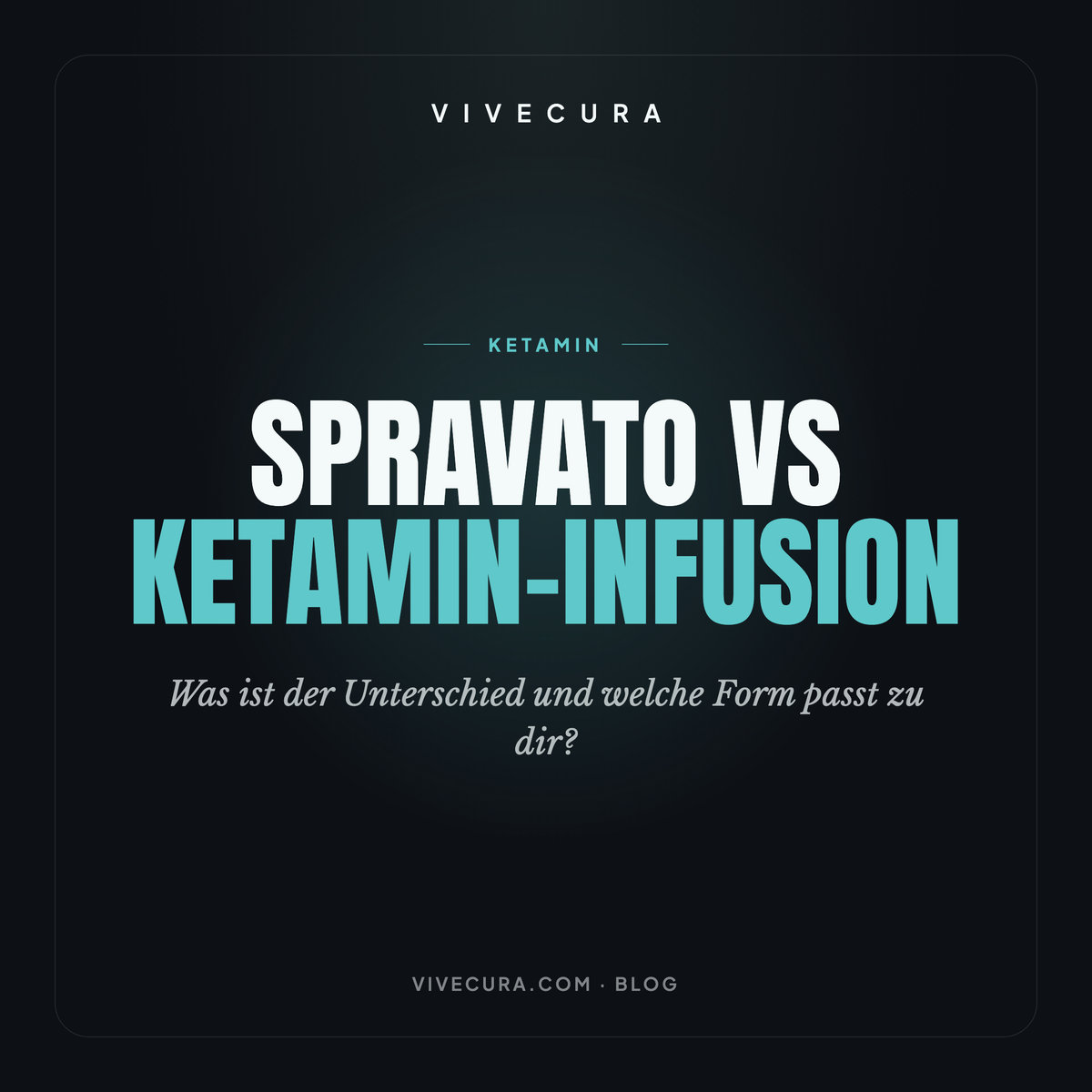 Spravato vs Ketamin-Infusion: Was ist der Unterschied und welche Form passt zu dir?