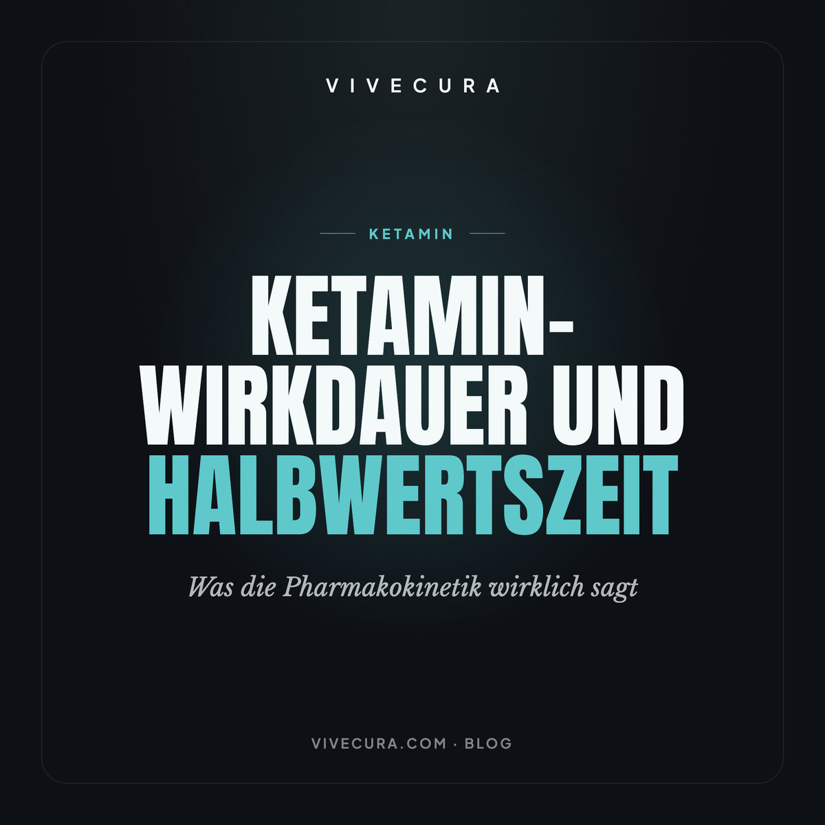 Ketamin-Wirkdauer und Halbwertszeit: Was die Pharmakokinetik wirklich sagt