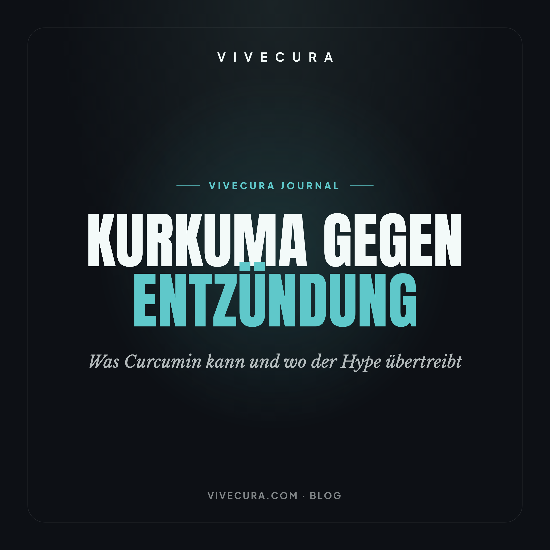 Kurkuma gegen Entzündung: Was Curcumin kann und wo der Hype übertreibt