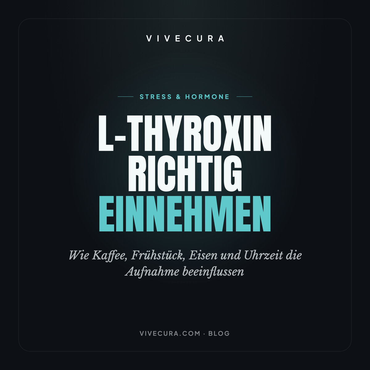 L-Thyroxin richtig einnehmen: Wie Kaffee, Frühstück, Eisen und Uhrzeit die Aufnahme beeinflussen