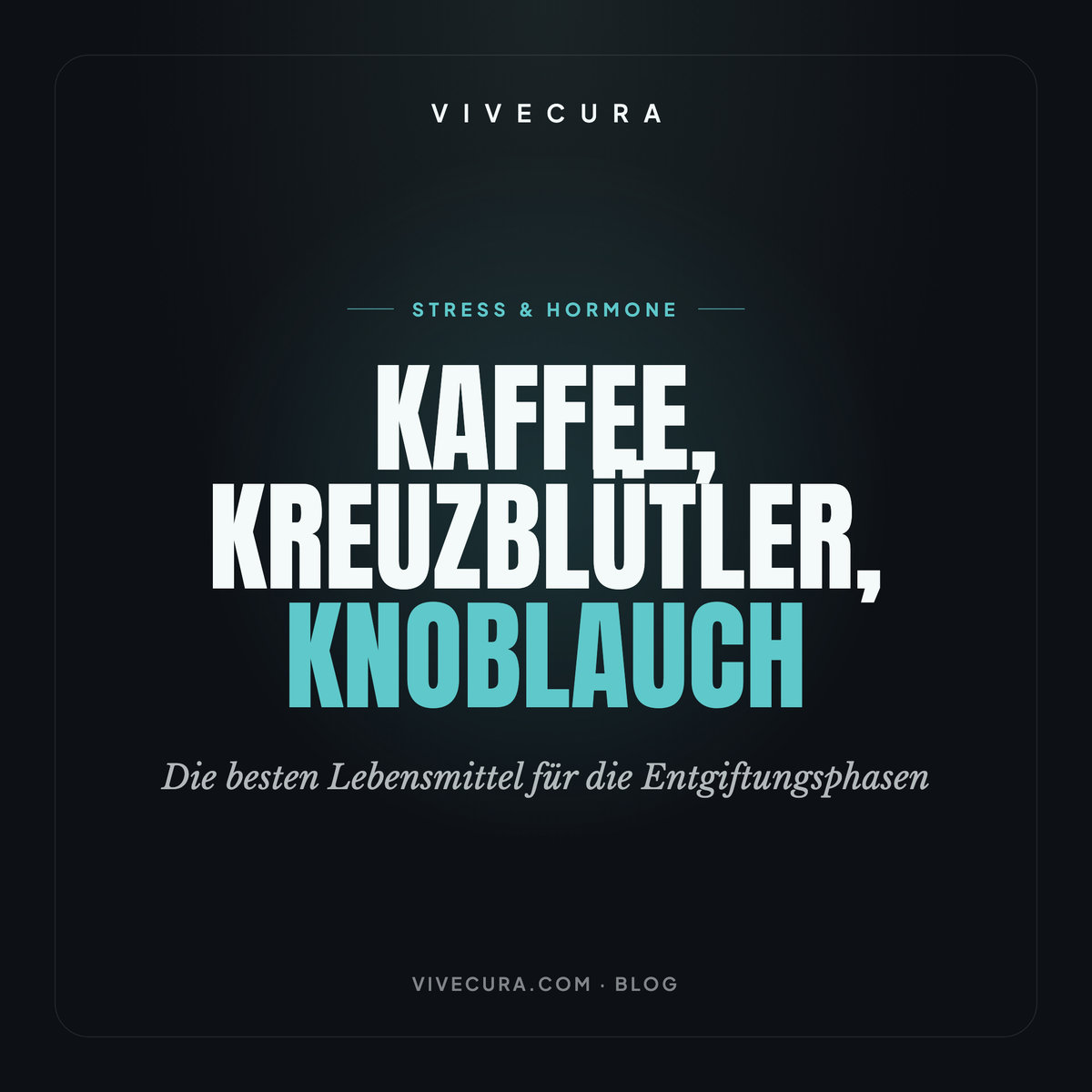 Kaffee, Kreuzblütler, Knoblauch: Die besten Lebensmittel für die Entgiftungsphasen