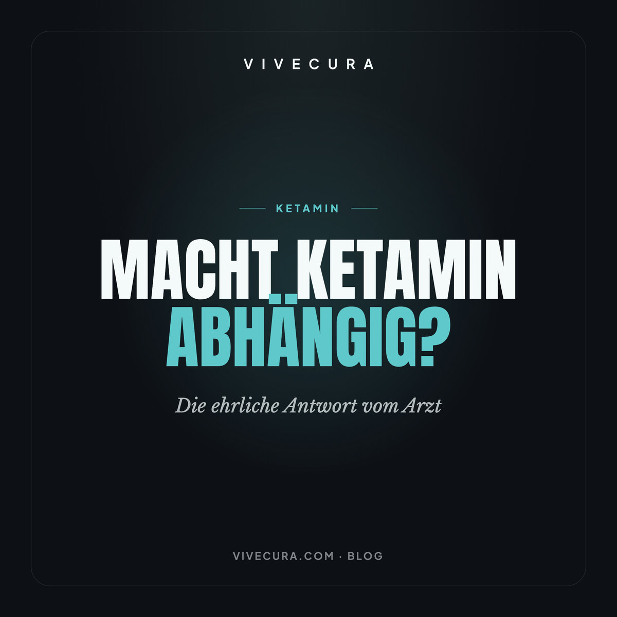 Macht Ketamin abhängig? Die ehrliche Antwort vom Arzt