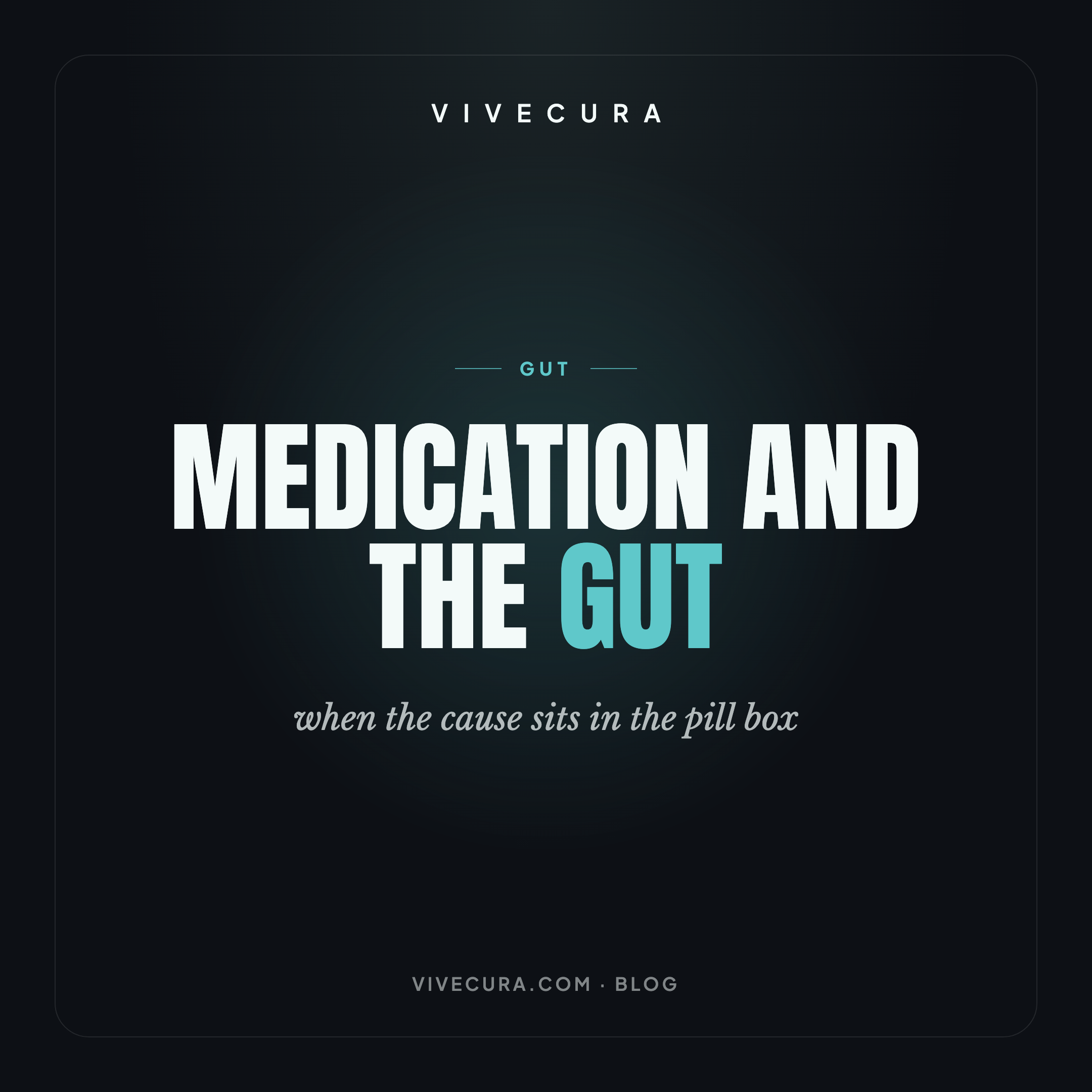 Medication and the gut: when the cause sits in the pill box