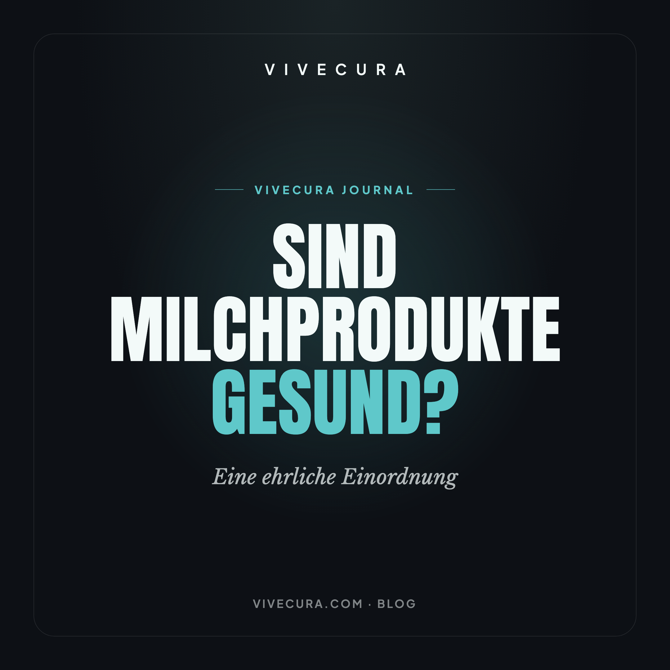 Sind Milchprodukte gesund? Eine ehrliche Einordnung