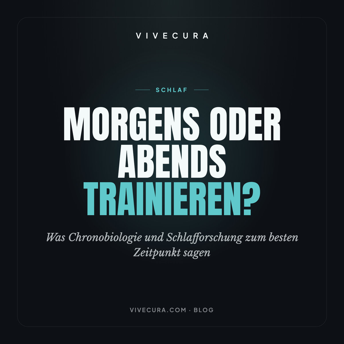 Morgens oder abends trainieren? Was Chronobiologie und Schlafforschung zum besten Zeitpunkt sagen