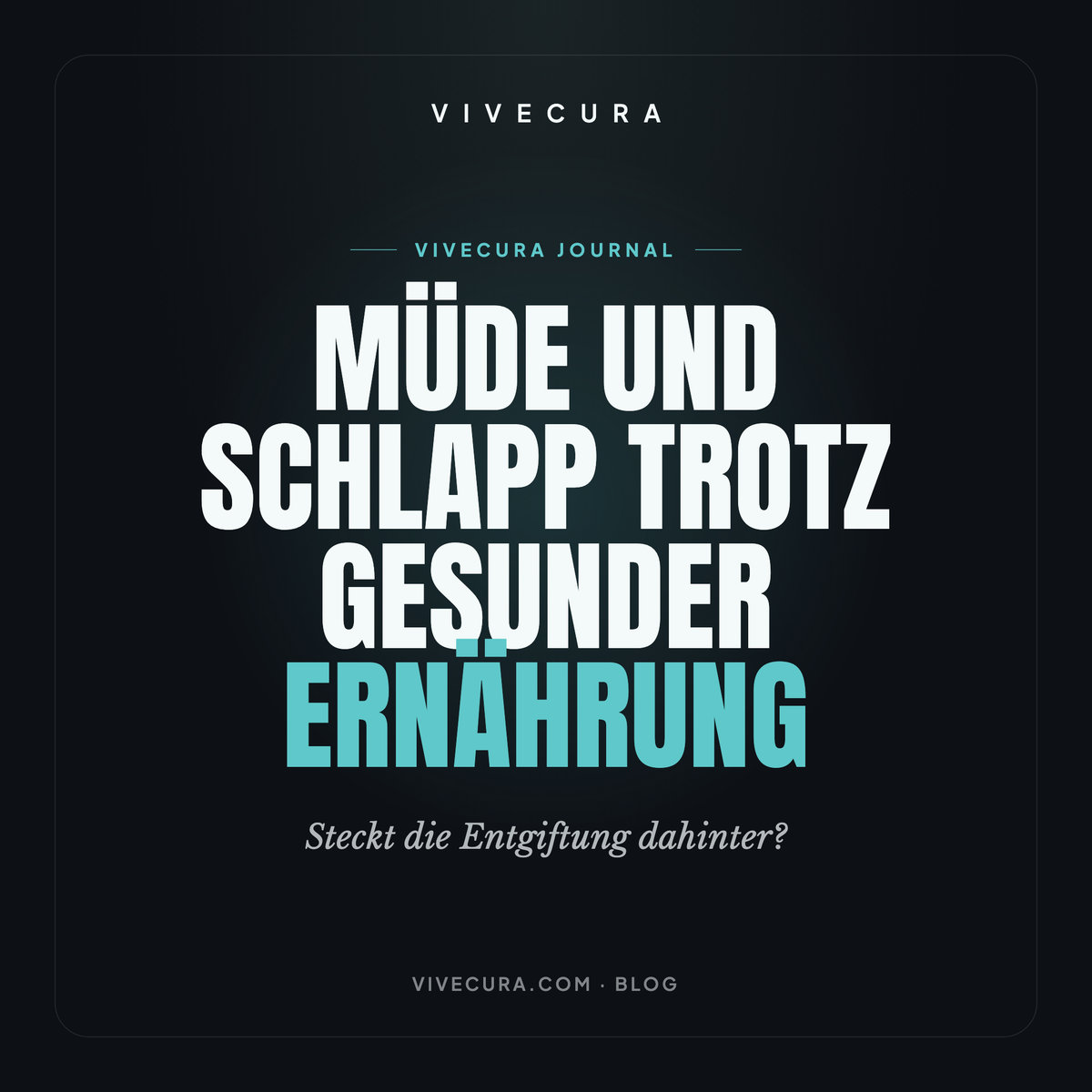 Müde und schlapp trotz gesunder Ernährung: Steckt die Entgiftung dahinter?