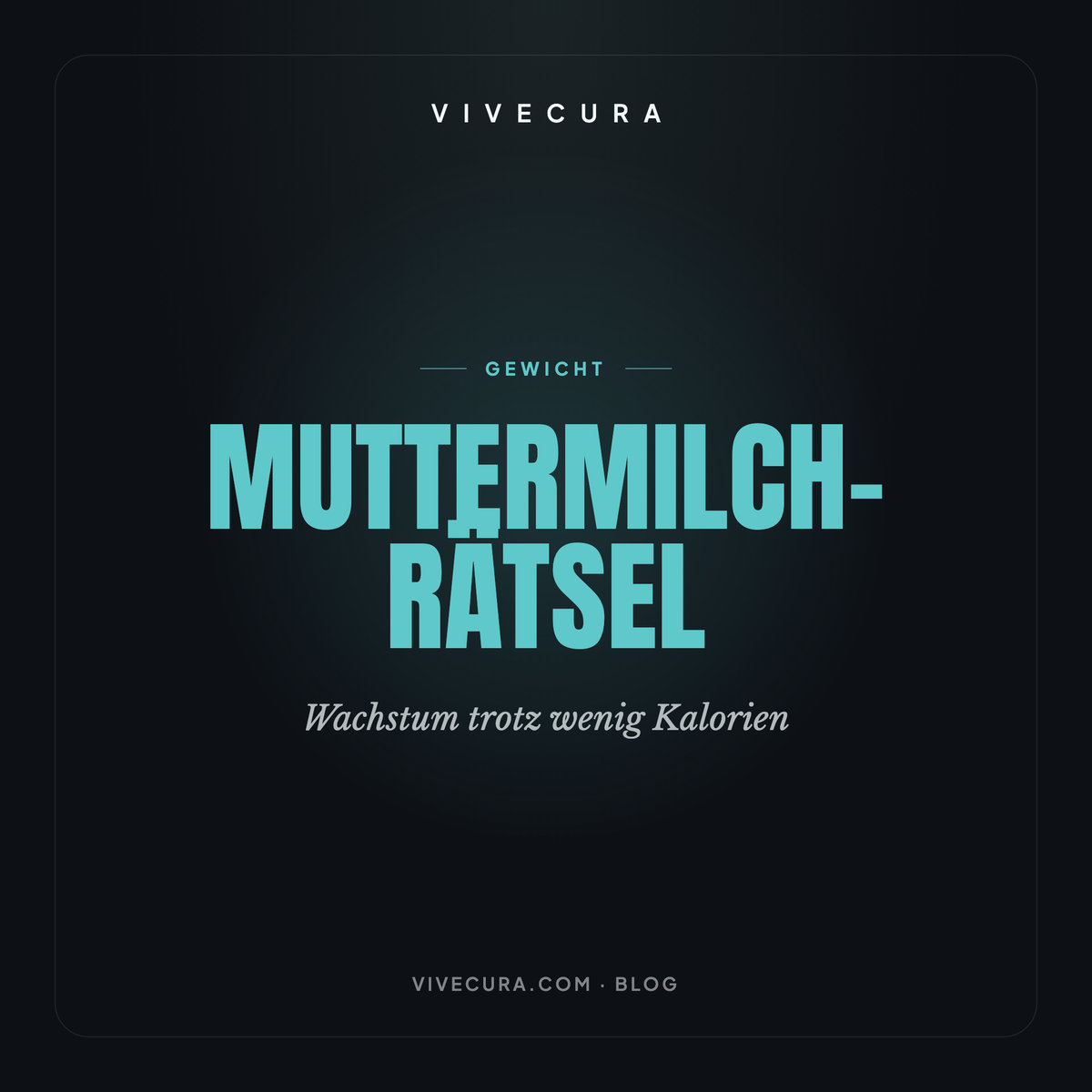Muttermilch-Rätsel: Wachstum trotz wenig Kalorien