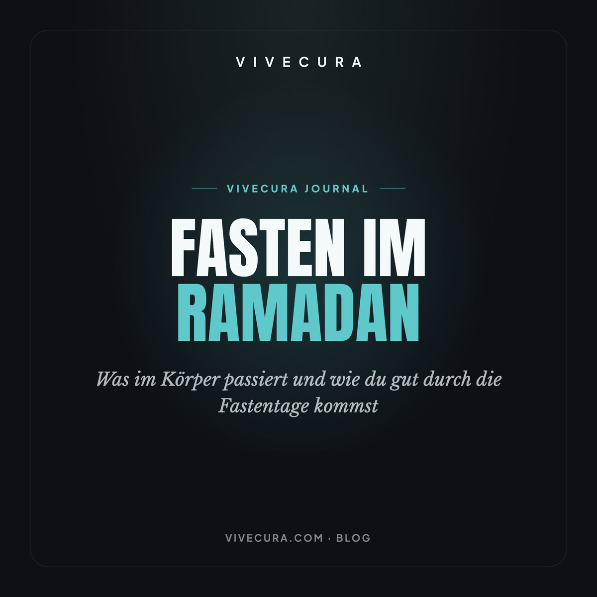 Fasten im Ramadan: Was im Körper passiert und wie du gut durch die Fastentage kommst