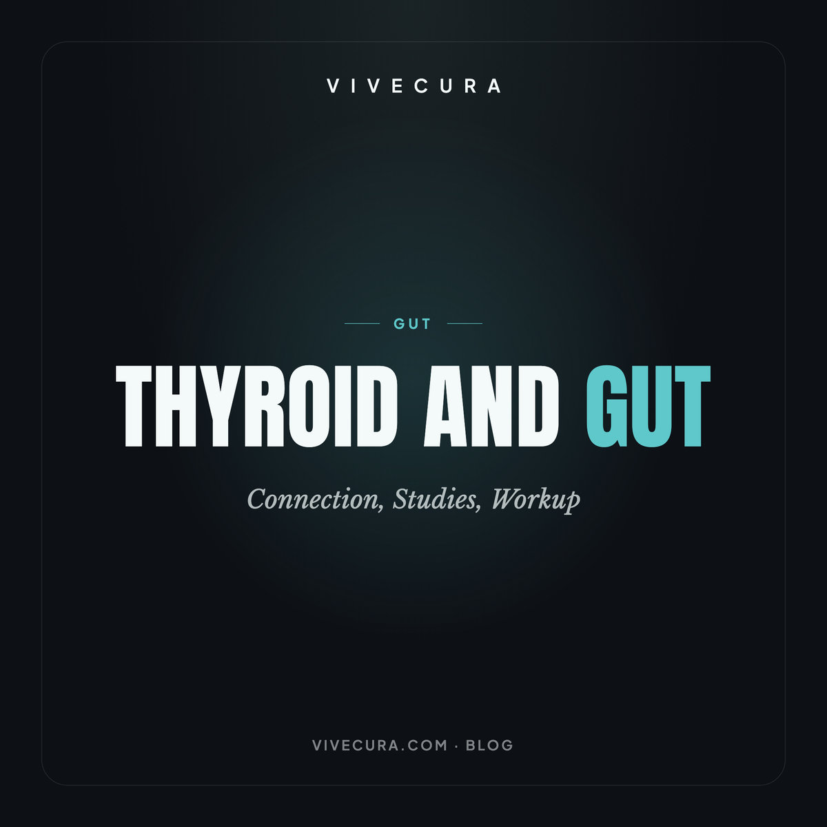 Thyroid and Gut: Connection, Studies, Workup
