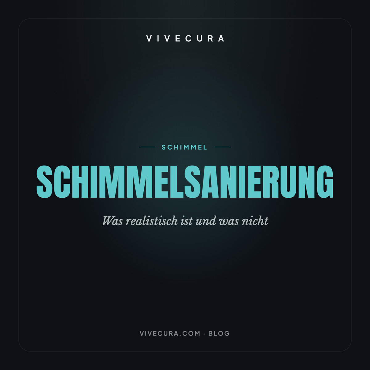 Schimmelsanierung: Was realistisch ist und was nicht