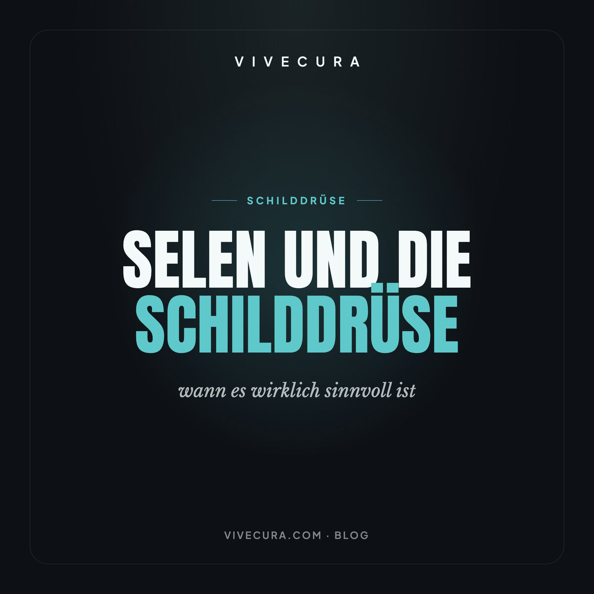Selen und die Schilddrüse: wann es wirklich sinnvoll ist