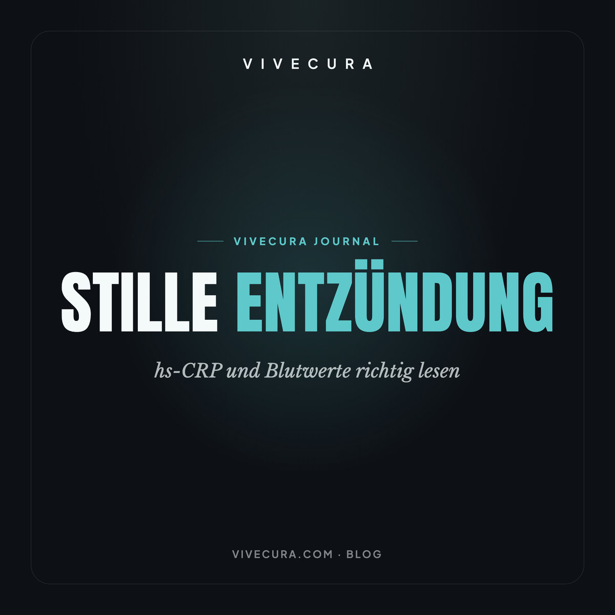Stille Entzündung: hs-CRP und Blutwerte richtig lesen