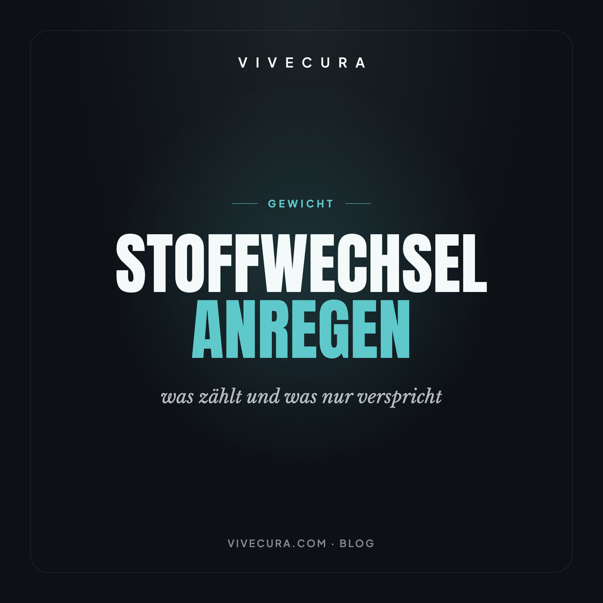 Stoffwechsel anregen: was zählt und was nur verspricht
