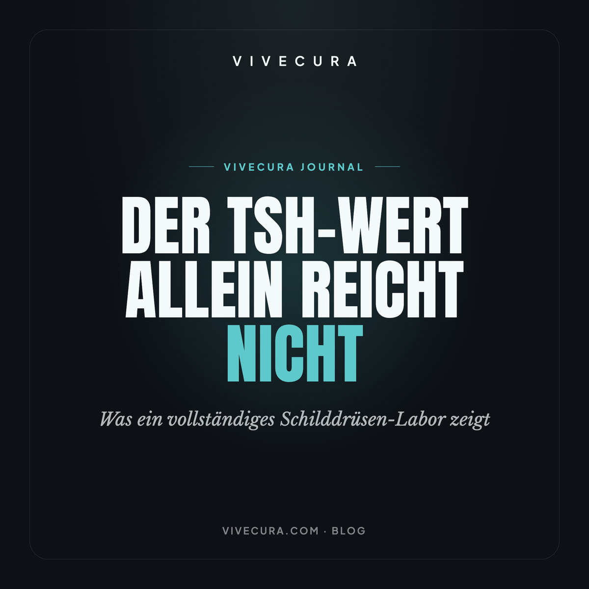 Der TSH-Wert allein reicht nicht: Was ein vollständiges Schilddrüsen-Labor zeigt