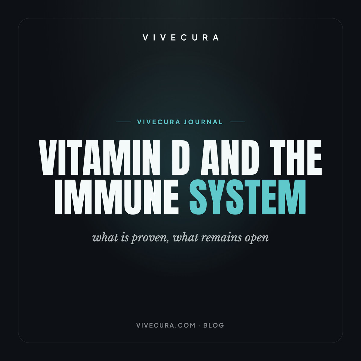 Vitamin D and the immune system: what is proven, what remains open
