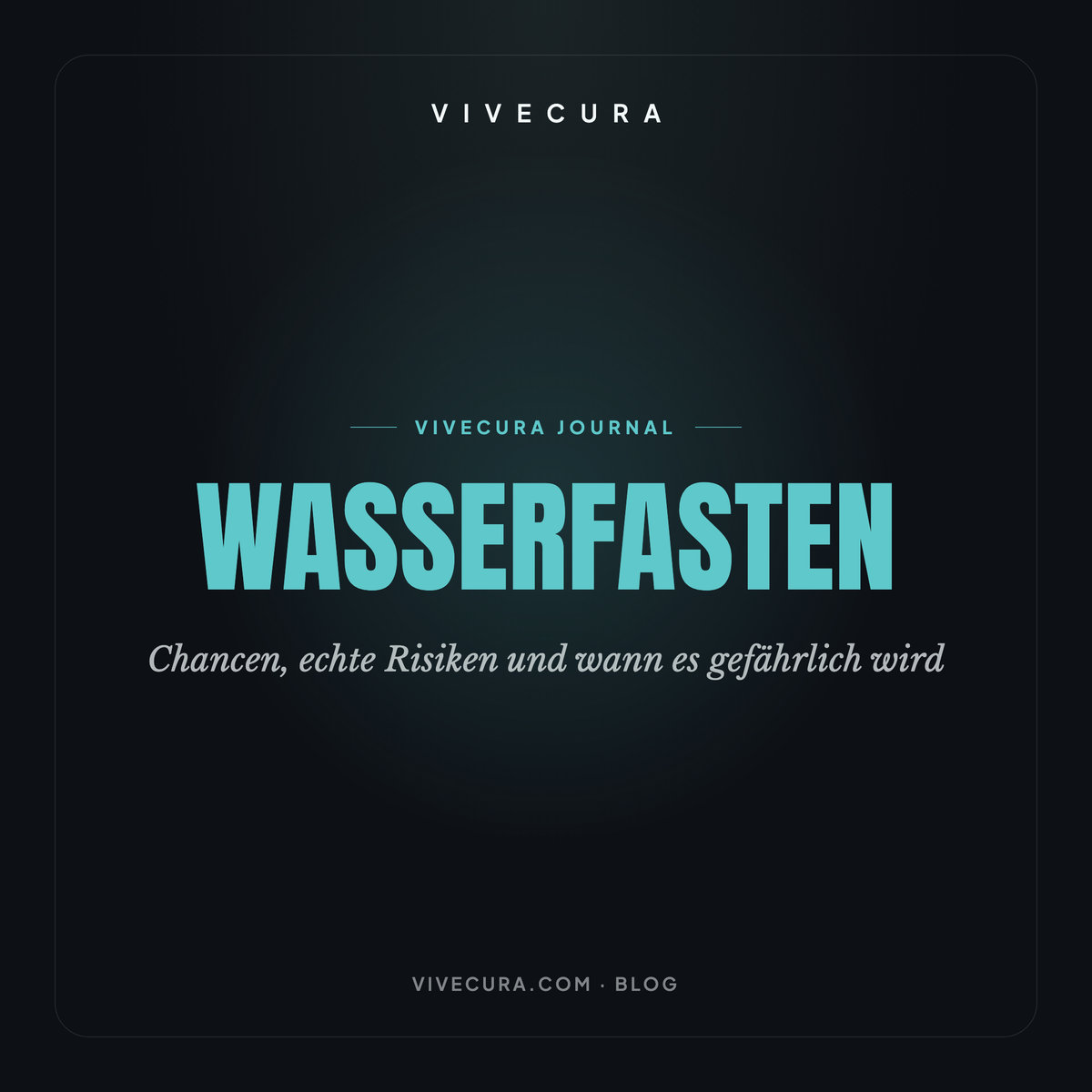 Wasserfasten: Chancen, echte Risiken und wann es gefährlich wird