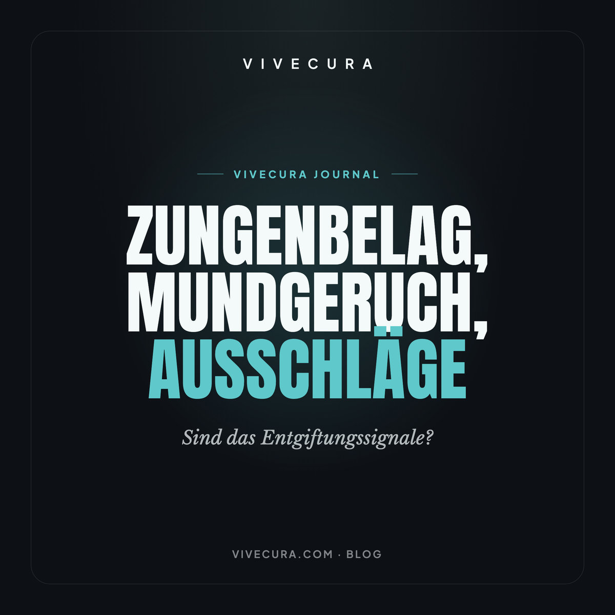 Zungenbelag, Mundgeruch, Ausschläge: Sind das Entgiftungssignale?
